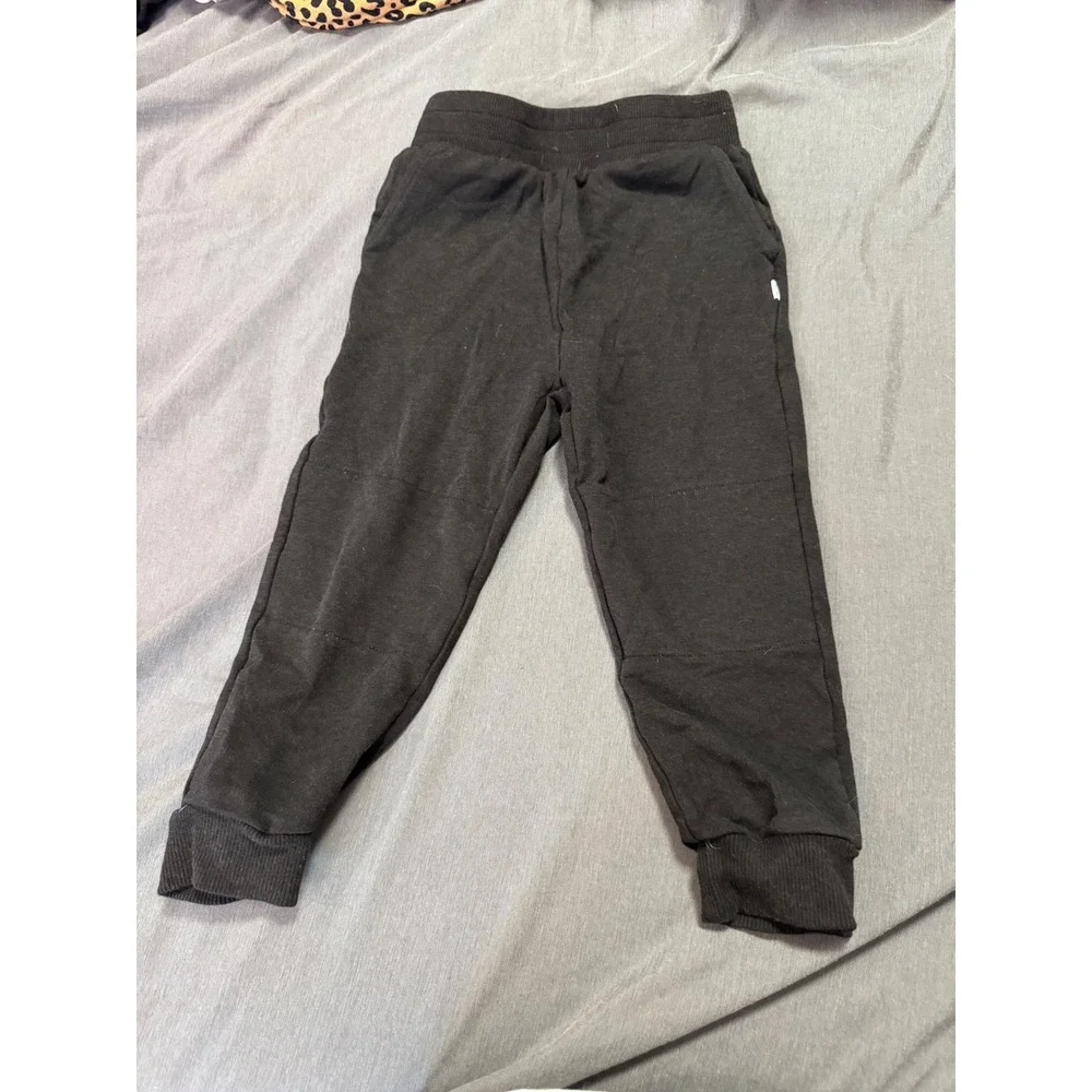 Little Sleepies Play Soluxe Terry Joggers Black Bamboo Viscose Pants 3T
